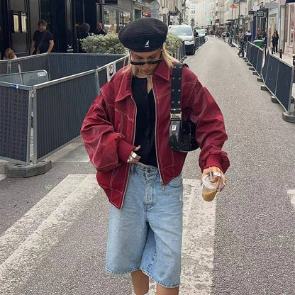Veste en cuir