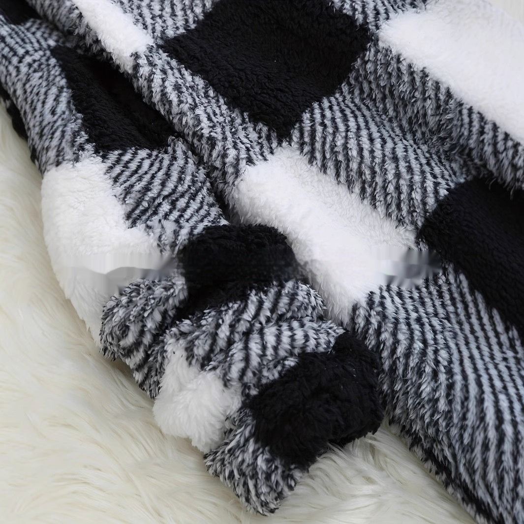 Pull long décontracté en peluche pour femme