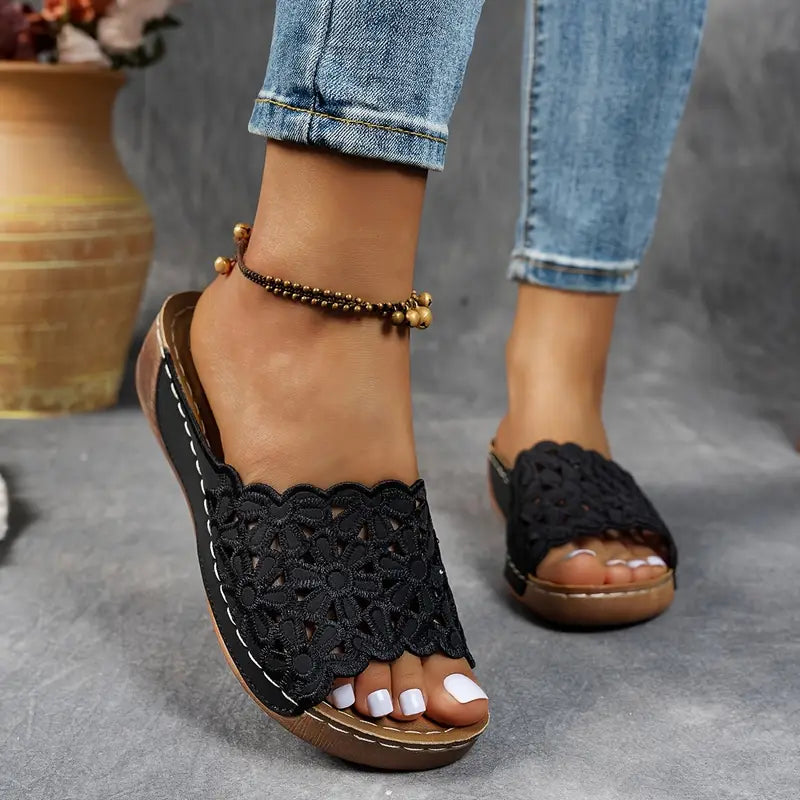 Lawra™ | Sandales femme à petit talon : confort chic et maintien optimal