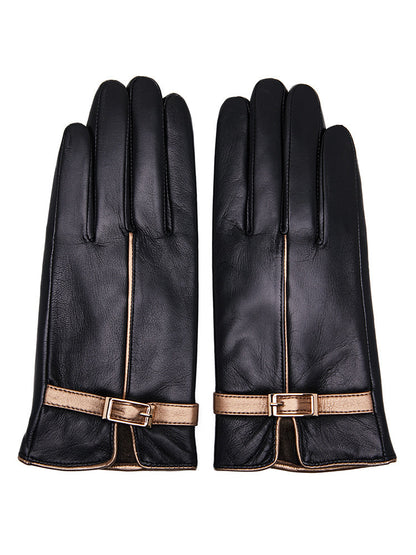 Gants avec écran tactile, section fine et velours épais et chaud