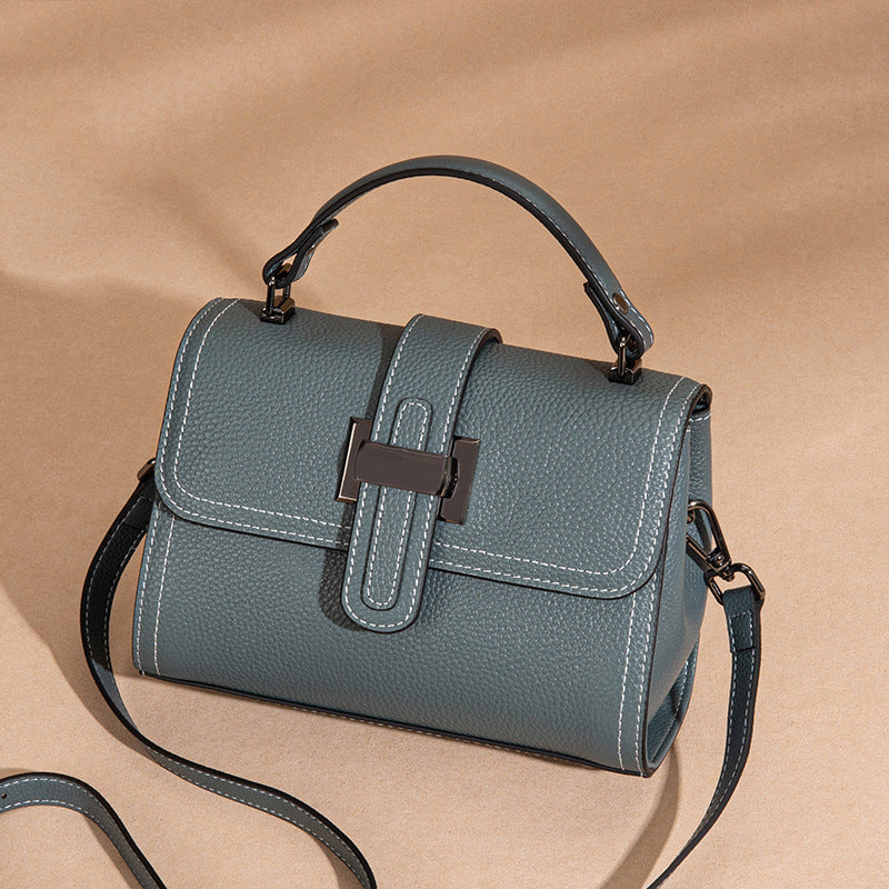 Sac porté travers en cuir véritable