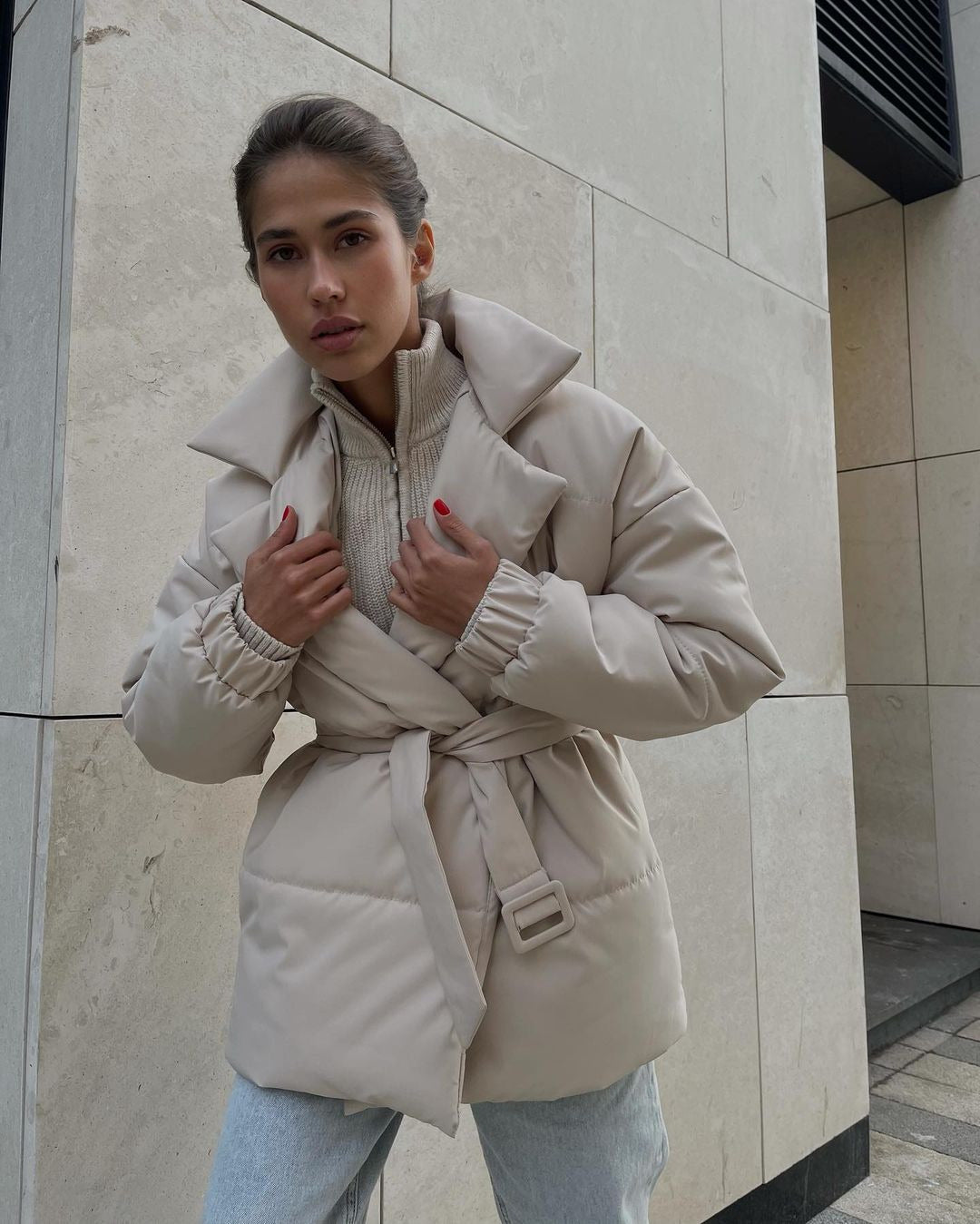 Manteau Coton Slim