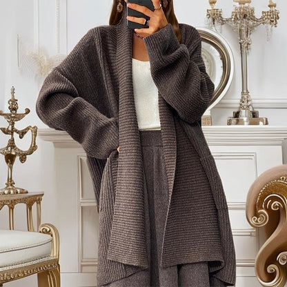 Manteau Long Décontracté et Élégant