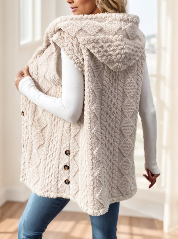 Gilet polaire à capuche - Style et élégance