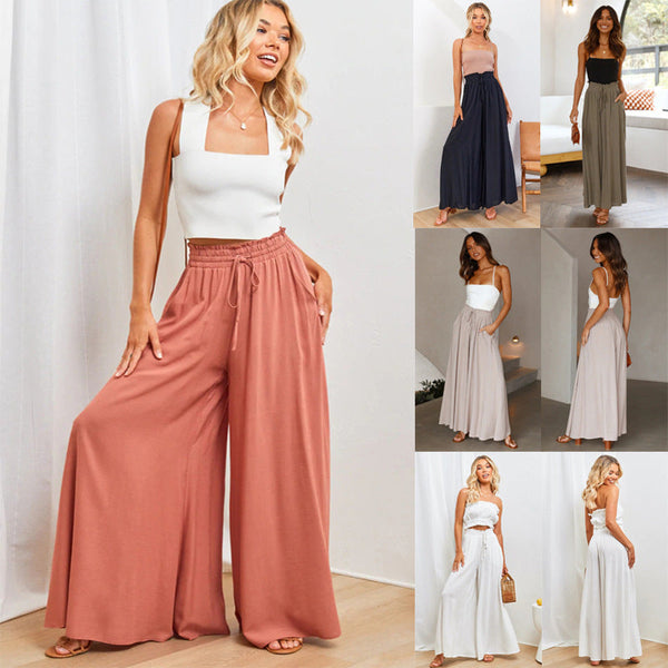 Pantalon Large Relax avec Poches - Confort Absolu