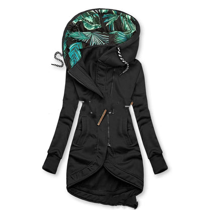 Veste Longue à Capuche Style Urbain