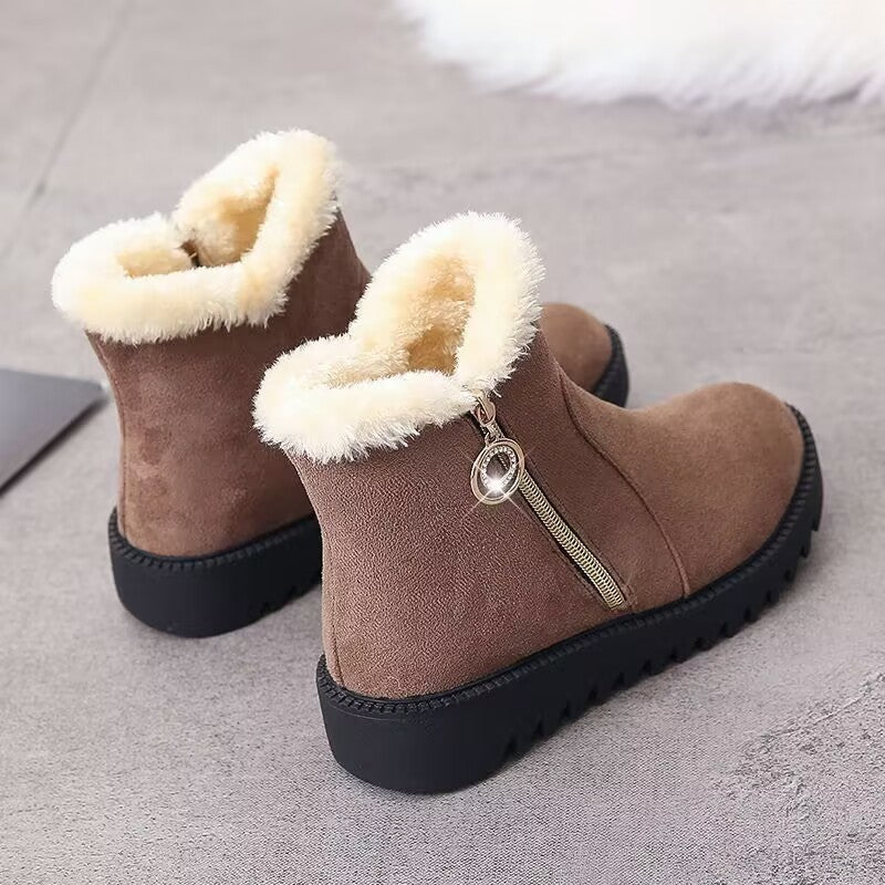 Bottes d’Hiver Fourrées Antidérapantes