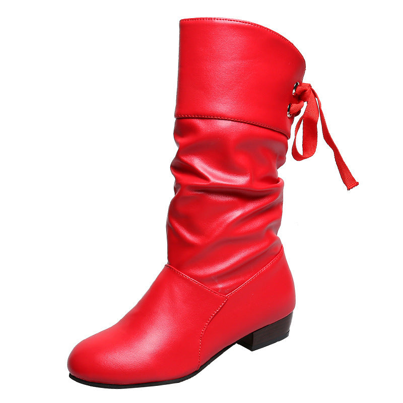 Bottes Courtes à Bout Rond