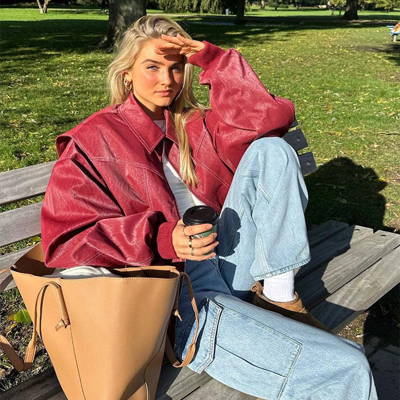 Veste en cuir