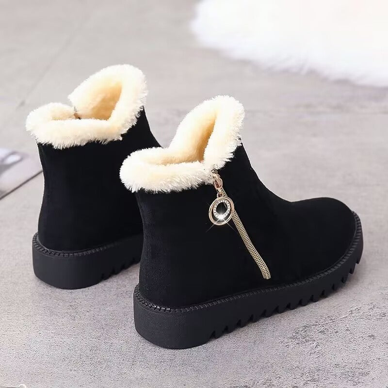 Bottes d’Hiver Fourrées Antidérapantes
