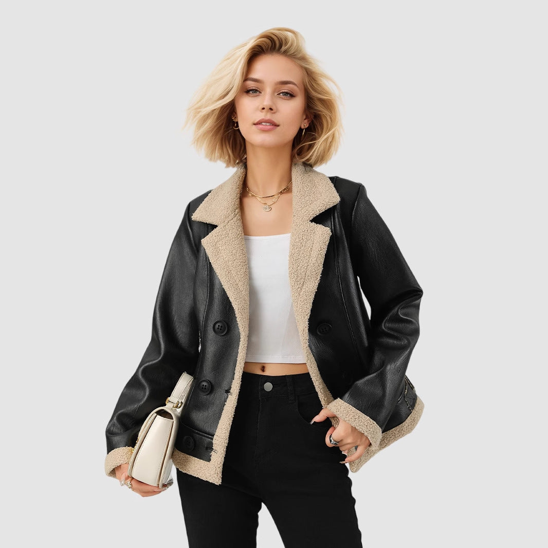 Manteau Cuir Hiver