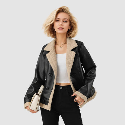 Manteau Cuir Hiver