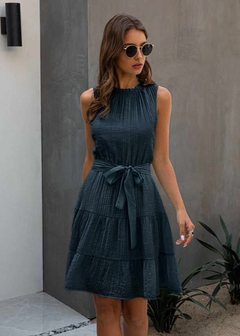 Robe Courte Chic Noeud