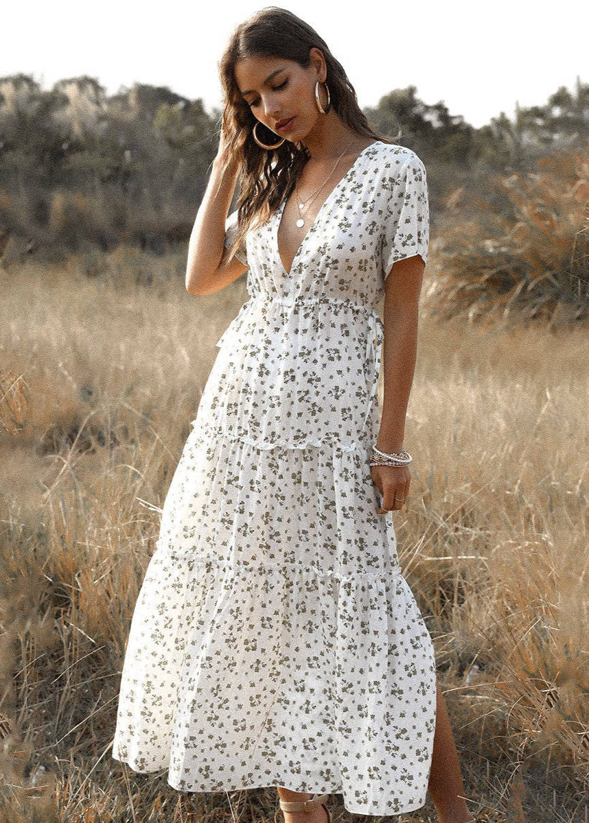 Robe Longue Été Chic Blanche